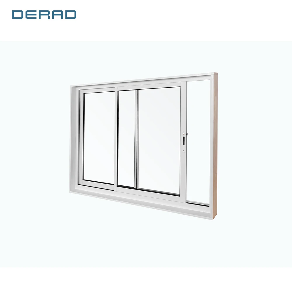 Standard customized sizes sliding window for interior balcony windows with triple double glazing Argon filled glass supplier