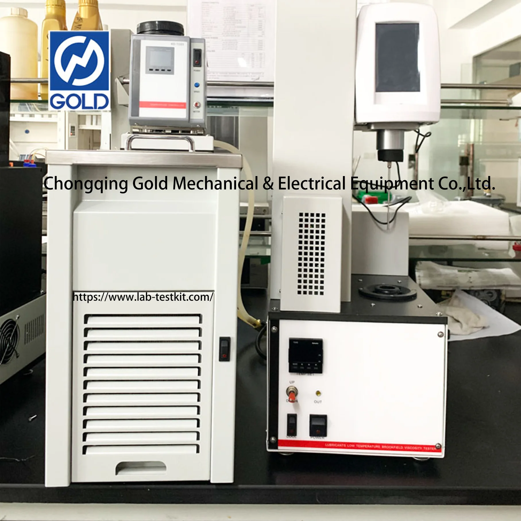 브룩필드 점도계 ASTM D2983 윤활 오일 저온 브룩필드 점도계