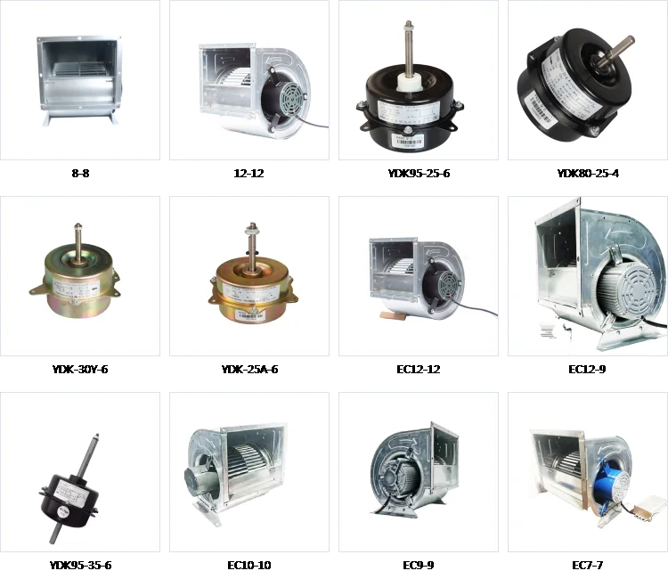 Exhaust Singlephase Fcu Motor Universal Fan Coil Asynchronous Motors