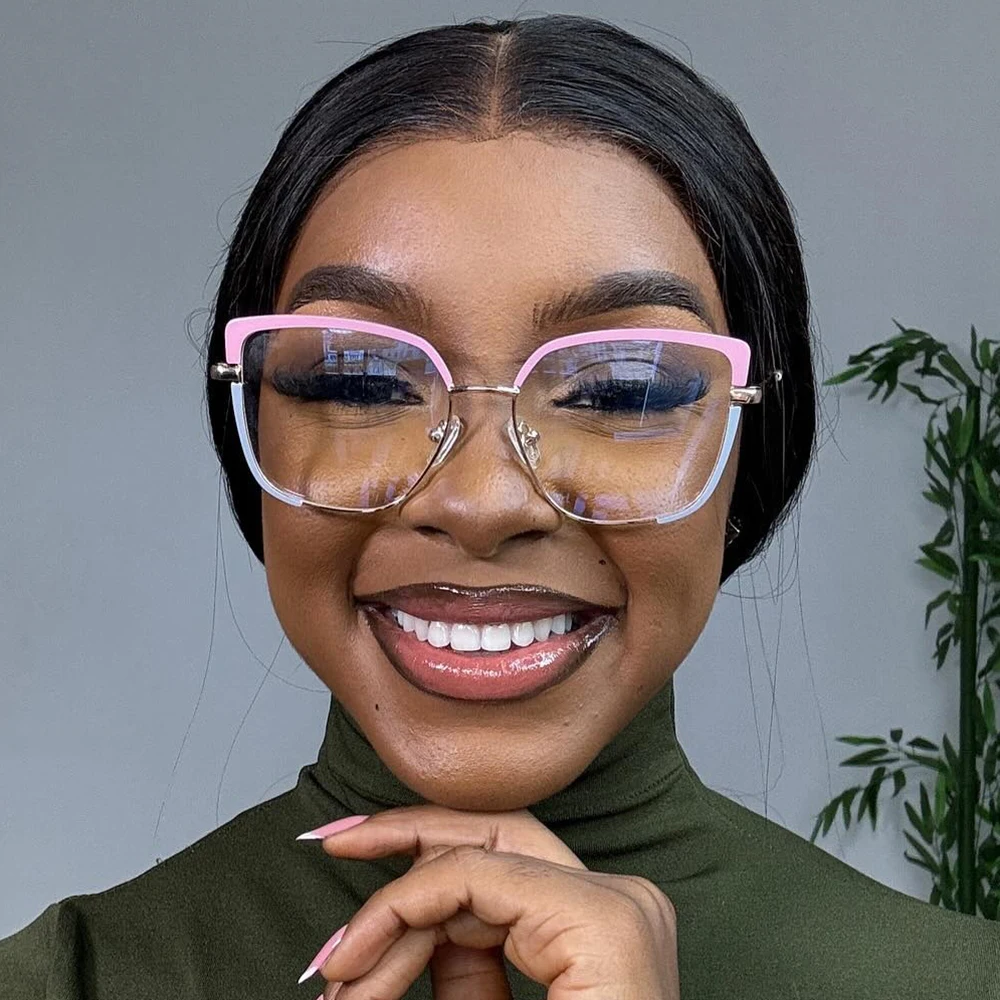 Cat Eye Pink Eyewear Women 2025 Stylish Reading Glasses