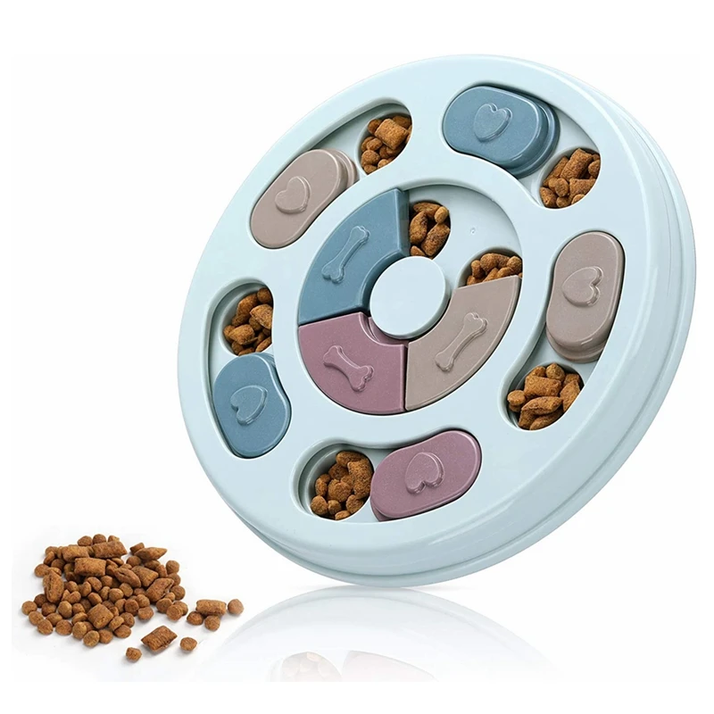 Pet Dog Puzzle Toy Dog Food Puzzle Slow Feeder Toy Dog Treat Interactive IQ Training Puzzle Level 2 Game Feeding Toys