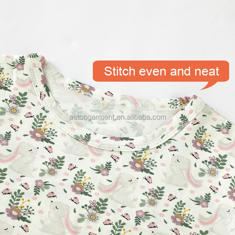 Custom Summer Soft Bamboo Solid Baby Clothing Set Short Sleeve Bamboo