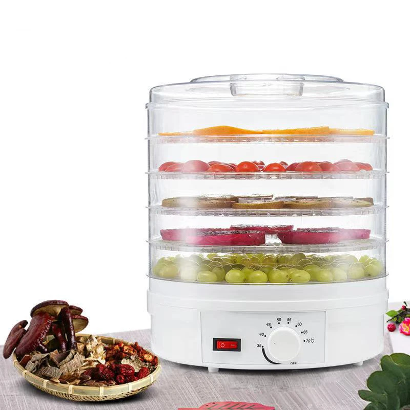 Support Au Eu Us Uk Mini Home Food Dehydrator 5 Tray Tea Fruit And