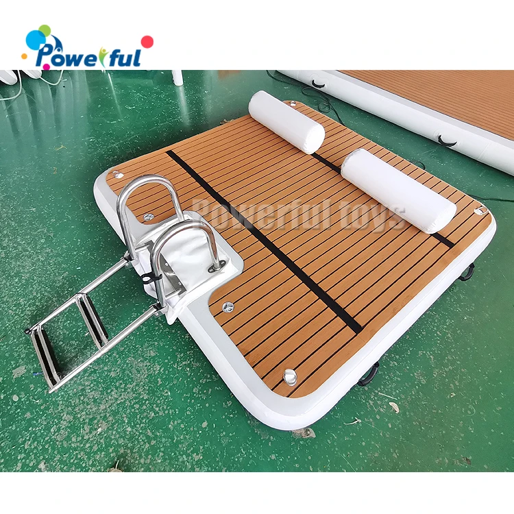 2023 Hot Selling Inflatable Platform Floating Dock for Water Sea Pontoon Boat Jet Ski Yacht