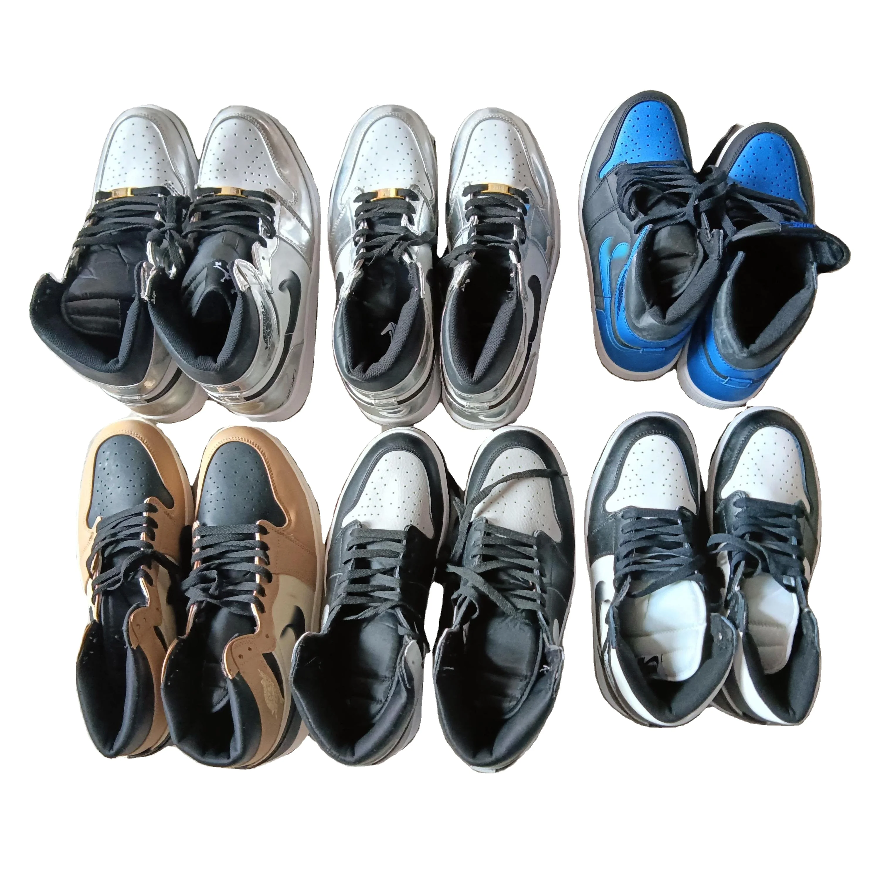 Wholesale Used Basketball Shoes Second Branded Highcut Shoes For Men