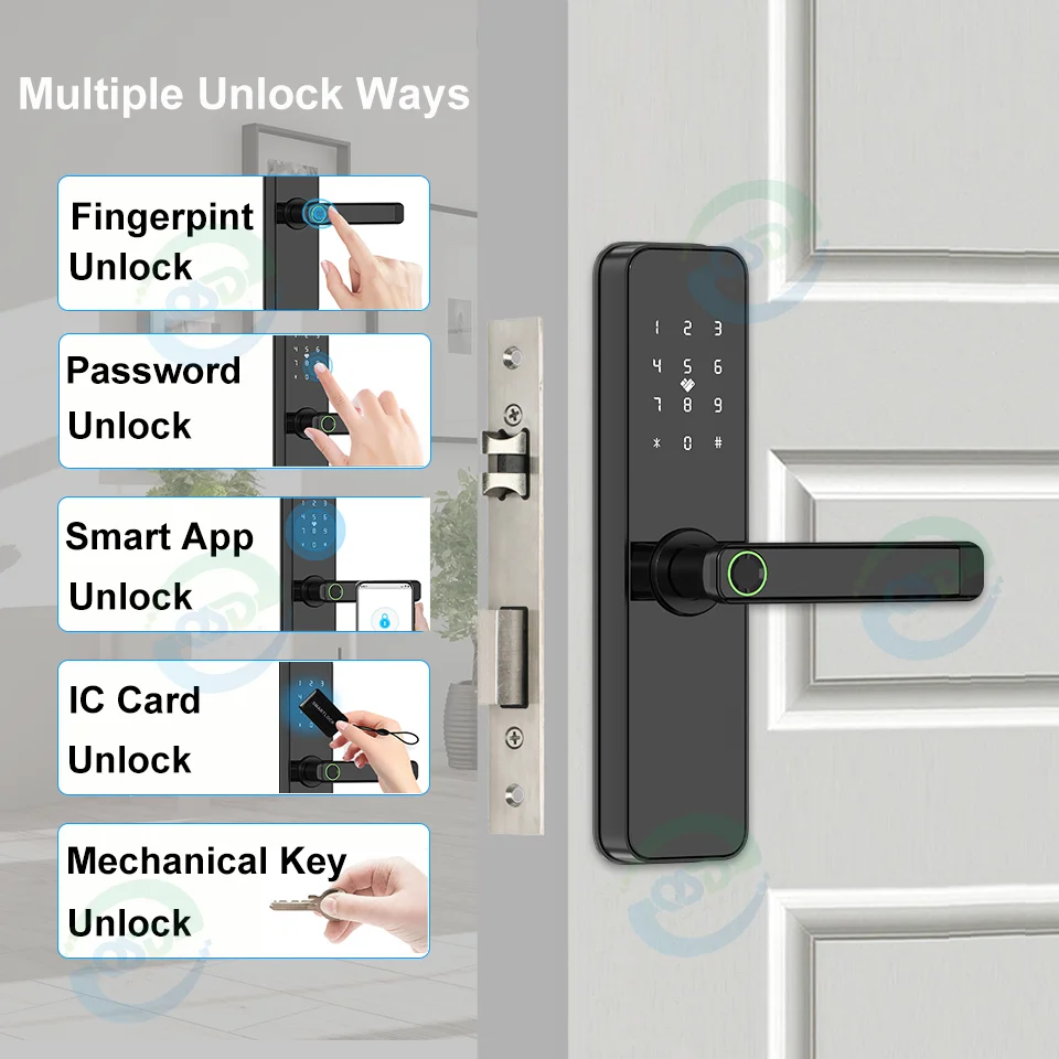 Intelligent Home Biometric Tuya Ttlock App Cerraduras Inteligentes Con ...