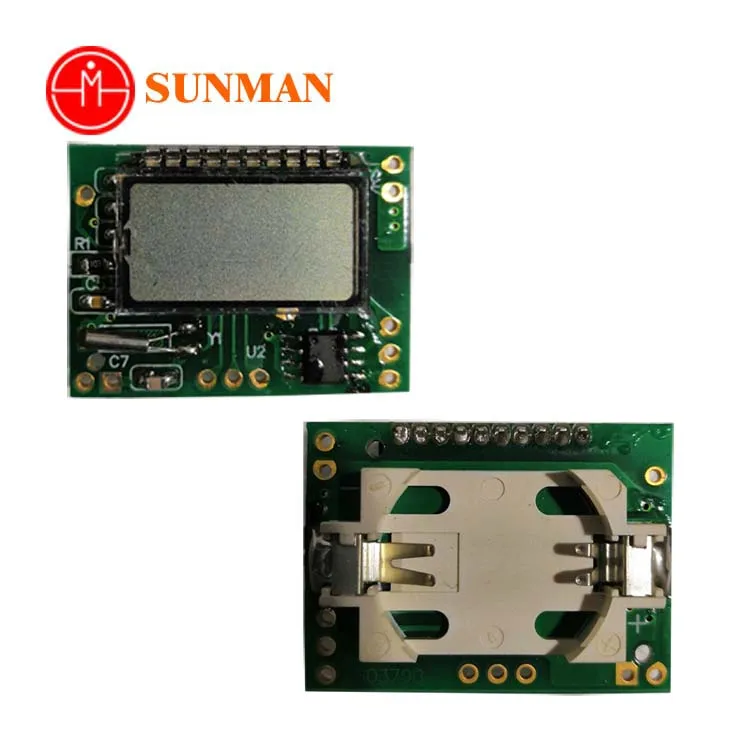 Изготовленный на заказ 7-сегментный цифра день счётчик часов ЖК-дисплей модуль с питанием от