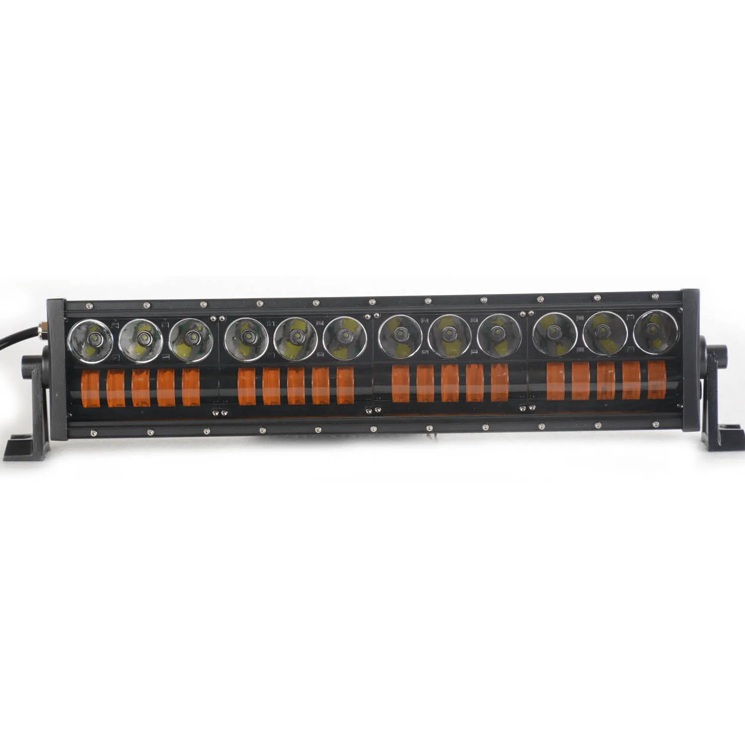 15inch 20inch 25inch 30inch 35inch 40inch Dual Color Flood Spot Led OffRoad Work Light bar Dual Row LED Light Bar for Car Truck