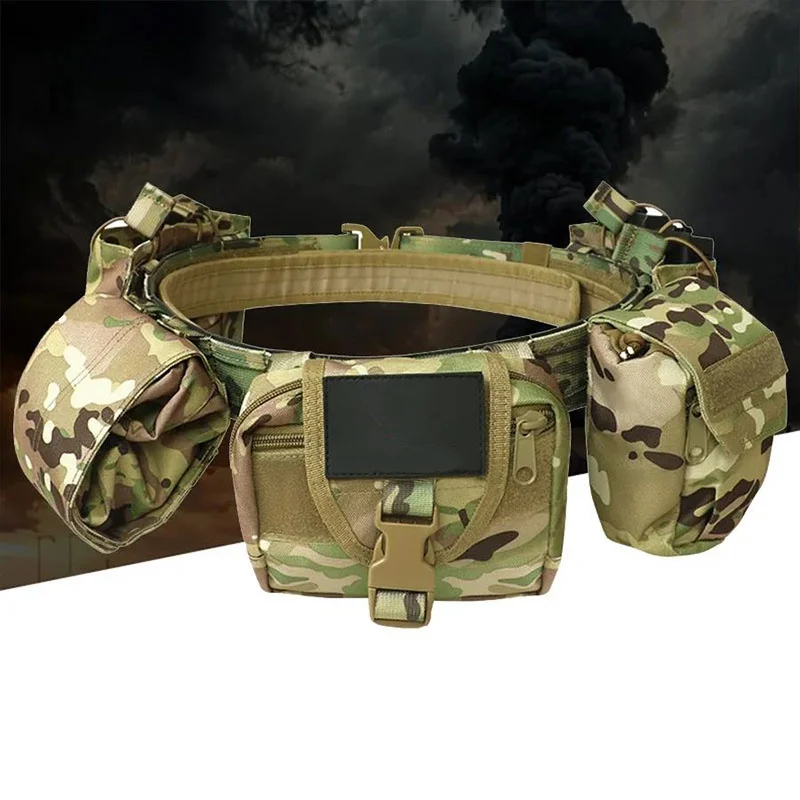 Adjustable Strap Outdoor Belt Set Multi Functional Combination Waist Seal Nylon Detachable and Adjustable Tactical Belt