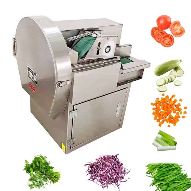High Quality Dicing Machine Adjustable Thickness Automatic Parsley Vegetable Cutting Machine Leaf Stem Lettuce Vegetable Cutting