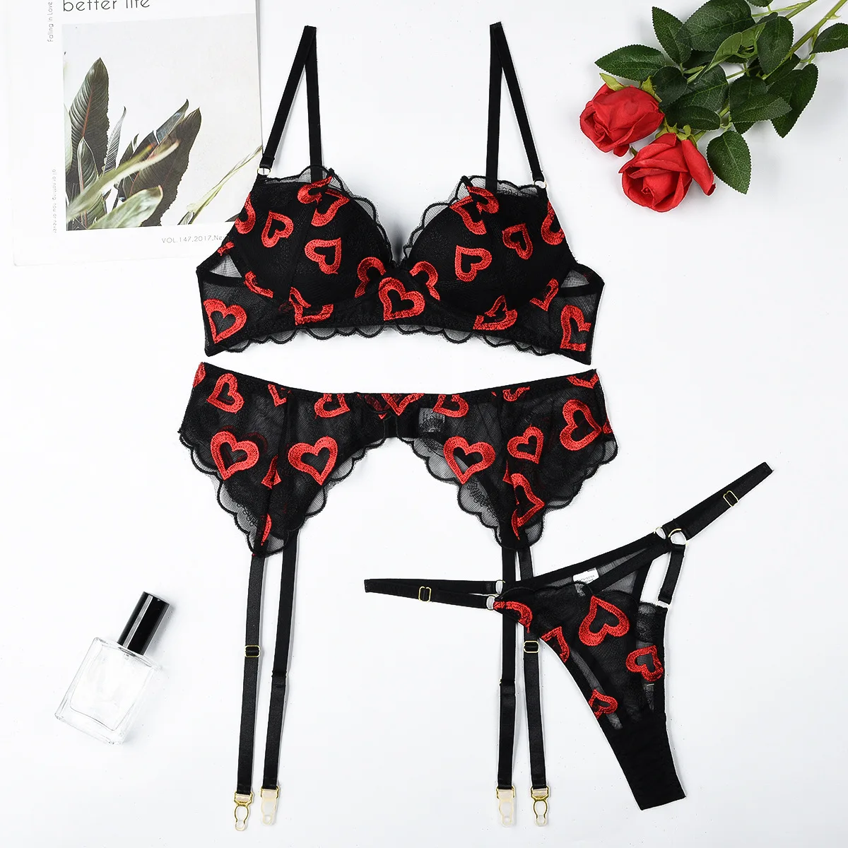 Shop Our Best-Selling Sexy Floral Embroidered Lingerie Sets