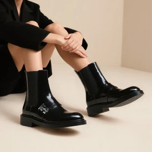 2026 High Quality Factory Wholesale Price Women's Fashion Ankle Chelsea Boots  Leather Work Boots