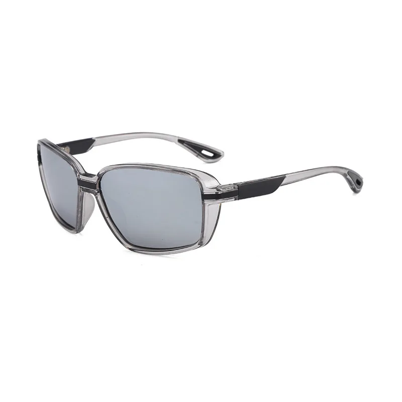Rectangular Cool Polarized Sports Sunglasses Windproof Pc  display picture 1