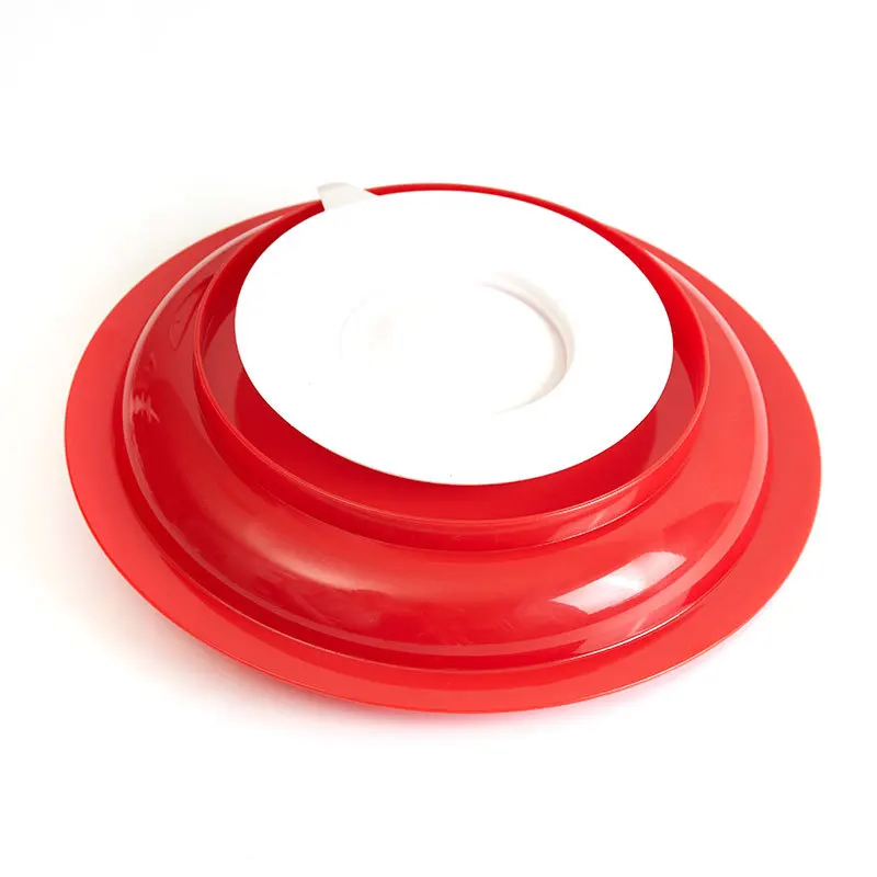 Wholesale Cheap Plastic Plate With Tpr Suction Cup Plastic Dinner