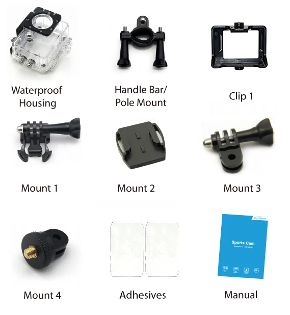 Ausekod Quality Action Camera Local Normal Camera Camara Ausek Pro 13 Action Cameras for Motorcycles