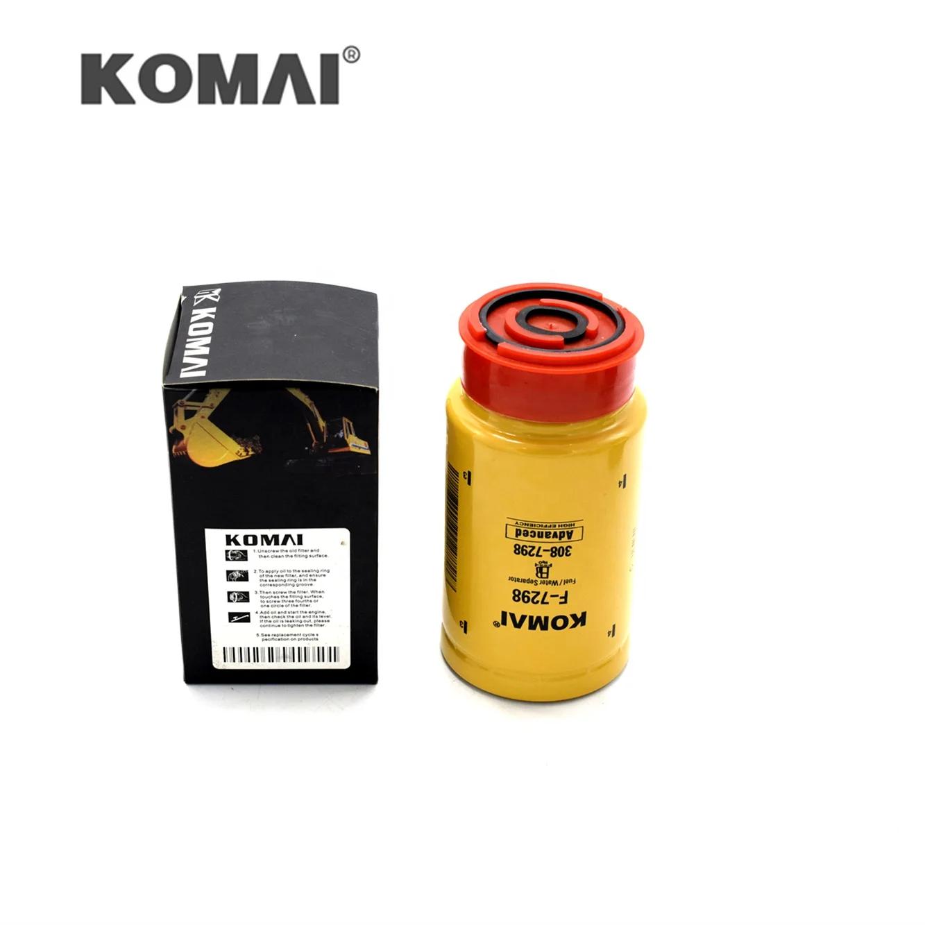 KOMAI Diesel Fuel Engine Filter 2656F853 SN30040 FS20052 BHC5056 BHC5106 for Construction Vehicles