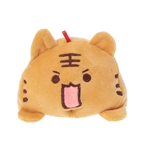 Factory Custom Reversible Tiger Plush Toy Soft PP Cotton Filled Animal Companion