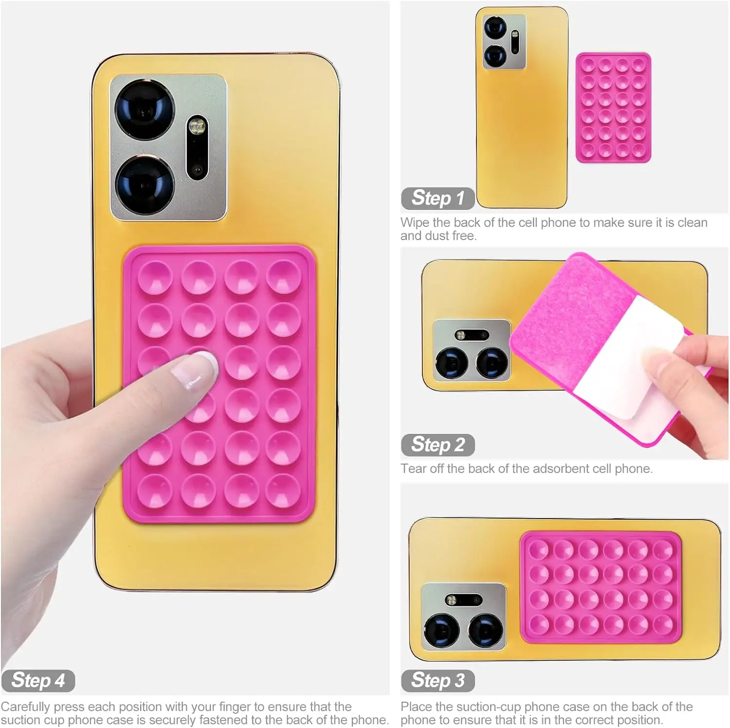 Silicone Suction Phone Case - Secure and Versatile Mount