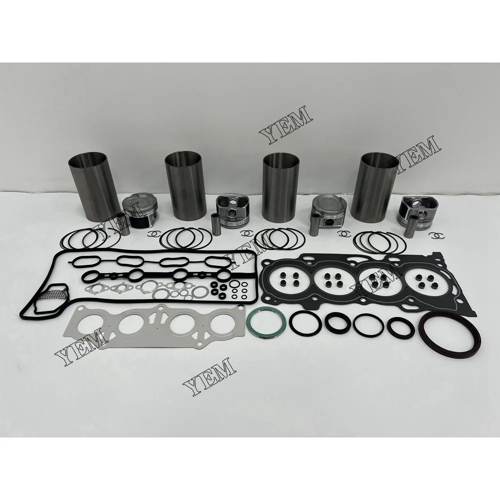 1AZ Engine Rebuild Kit With Piston Ring Liner Overhaul Gasket Set for Toyota