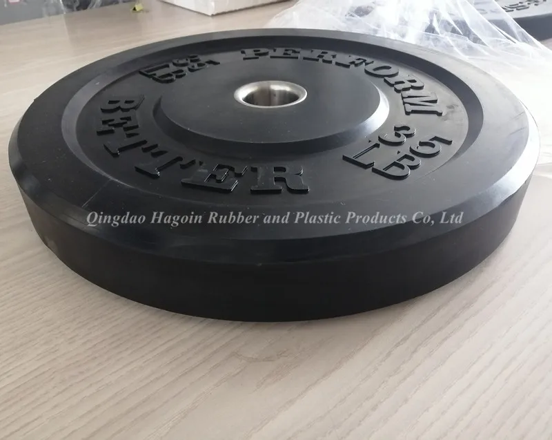 Резиновая бампер для бодибилдинга тренажерный зал лифтинг тяжелая пластина железный бык 10 15 35 45 фунтов