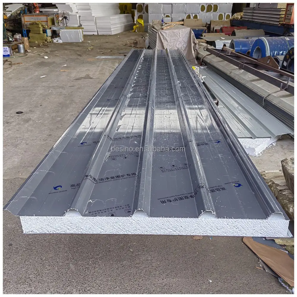 Structural Insulated Panel Insulating Plates Under Roof Eps Sandwich Panels Exterior Wall Panels for House