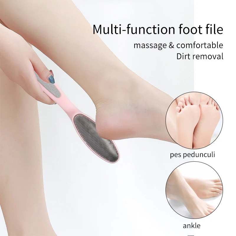 LMLTOP Stainless Steel Pedicure Callus Remover Dead Skin File C0315 Wholesale Foot Care Tools