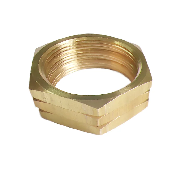 Customized Big Hex Thin Insert Nut Special Turning Brass Copper Bronze for Plastic Industry M24 Thread