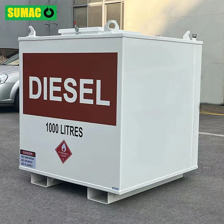 Portable IBC tank diesel tank self bunded fuel cube tank details