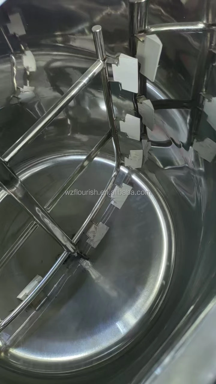 Stainless Steel Mixing Heating Tank With Blade Mixing For Viscous Product