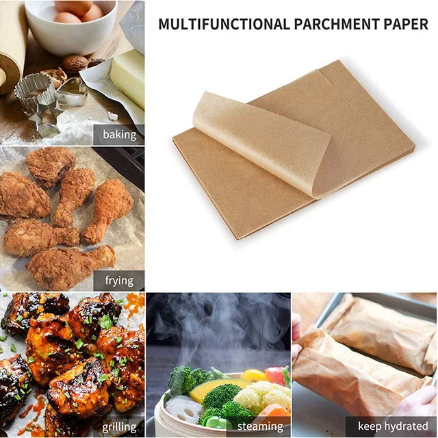 Waterproof & Non Stick Baking Paper Natural Parchment Air Fryer Paper -  China Air Fryer Parchment Paper and Parchment Paper Baking price