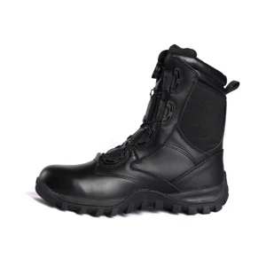 Smooth Cow Leather Waterproof Hiking Boots High-top Trekking Shoes with Knob Trail Boots for Unisex Anti slip Tactical Boots