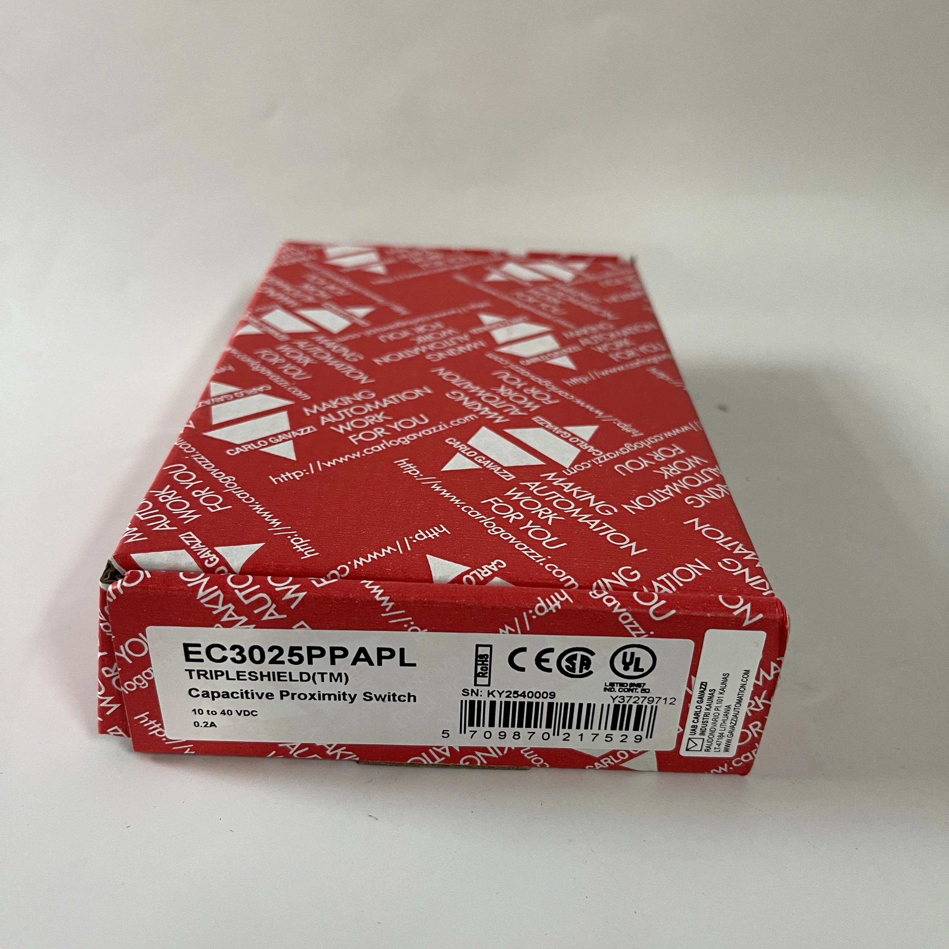 Carlo Gavazzi Capacitive Proximity Switch EC3025PPAPL Carlo Gavazzi Capacitive Proximity Switch EC3025PPAPL