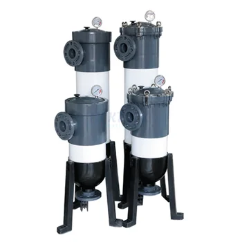 U-PVC Plastic Bag Filter System for Cosmetic Chemistry Support Basket Good Corrosion Resistant