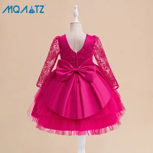 MQATZ Baby Girl's Birthday Party Girl Dresses High-end Princess Christmas Party Sacrament Party Cake Evening BL039
