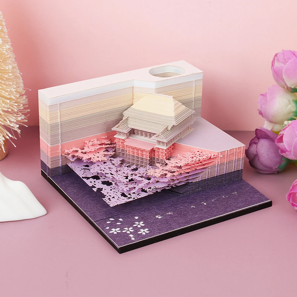 Custom Sticky Notes - Kiyomizu Temple 3D Memo Pad