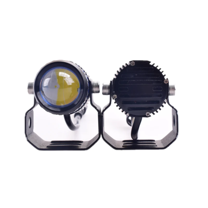 Senlo M1A PLUS Motorcycle LED Headlight Spotlights Auxiliary Drive Lighting Dual Colour Motorbike Fog Light for Motor TV Cars