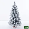 75cm pointed velvet tree