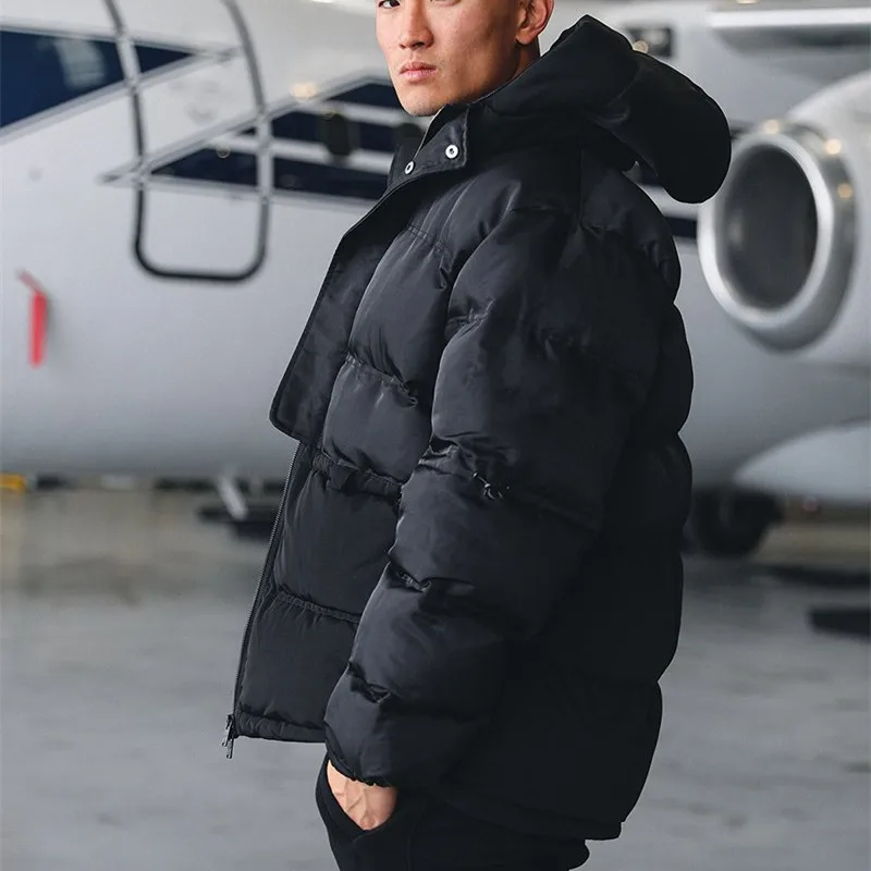 men's jackets coats high quality custom Puffer Jackets thick long sleeve down coat for men_voghion.com