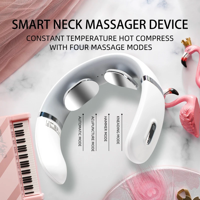 Temperature Display Vacuum Flask Relieve Fatigue Neck Massage Device Mothers Day Gift Box Corporate Gift Birthday Return Gift