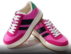 BSCI/Smeta/Sedex/HIGG/GRS Factory Wholesale Manufacture Custom Brands Casual Shoes Women Custom Design Chunky Platform Sneakers