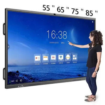 65inch College Classroom Meeting Infrared Finger Touch Smart Whiteboard Interactive Android Board For School Teaching