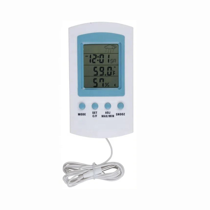 Combines 3 Displays for Time, Temperature, and Humidity Thermometer Gauge  for Home Usage with Backlights Manufacturers and Suppliers - China Factory  - SINOTIMER