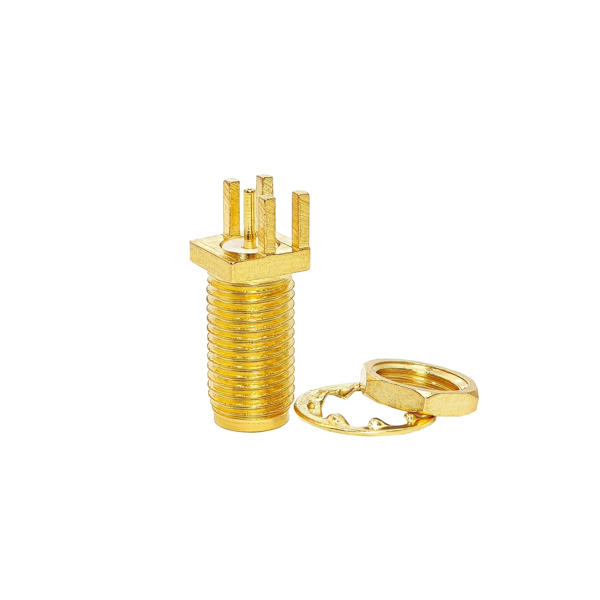 RF SMA Female Connector PCB Mount Design