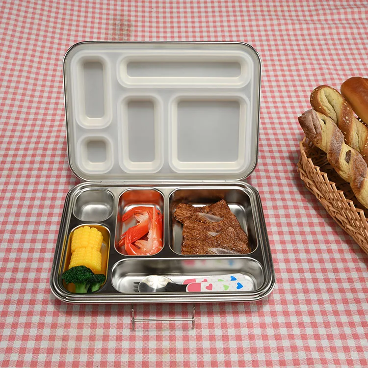 NEHIK ENTERPRISE Lunch Box - Stainless Steel Lunch Box for Kids, Tiffin Box  3 Containers Lunch Box 