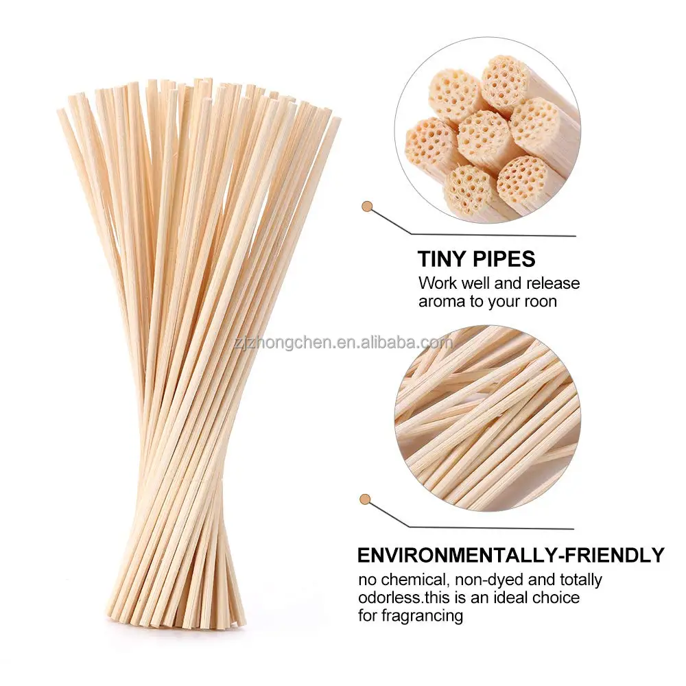 product rattan stick factory sales custom size free sample natural decoration wood reed diffuser rattan stick-5