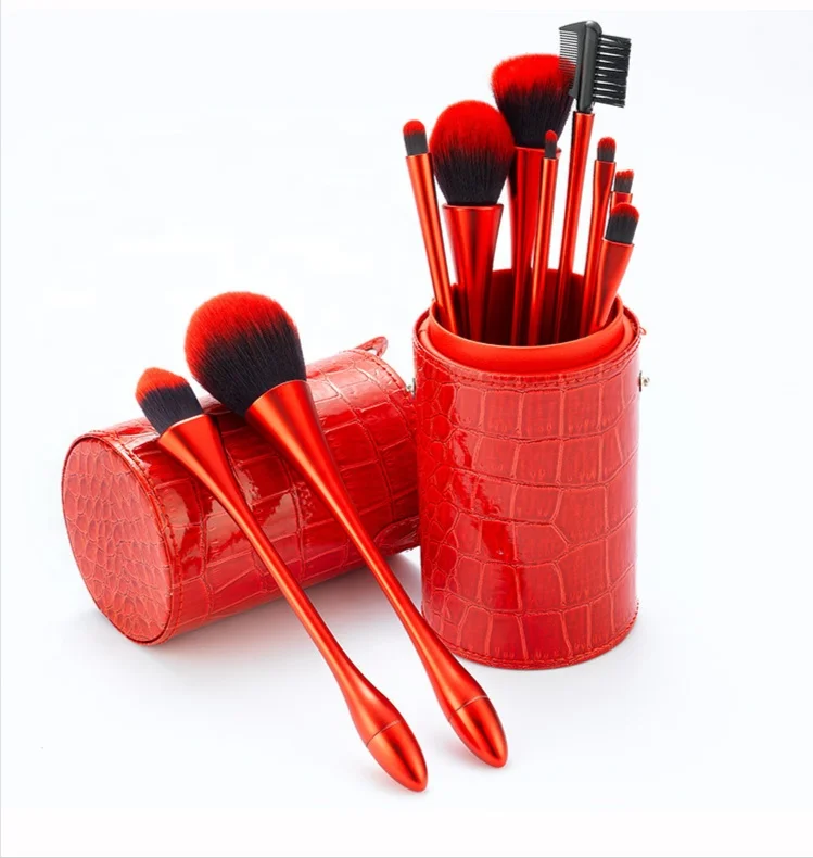 OEM Custom Logo New Cheap Price Glitter Makeup Brush Set Private Label