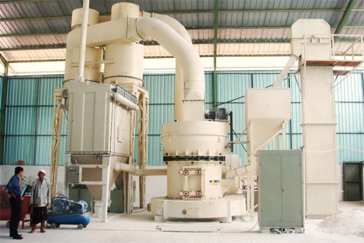 HGM Micro-Powder vs YGM High Pressure MillYGM high pressure grinding mill with ducts and hoppers