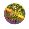 Gold hologram sticker
