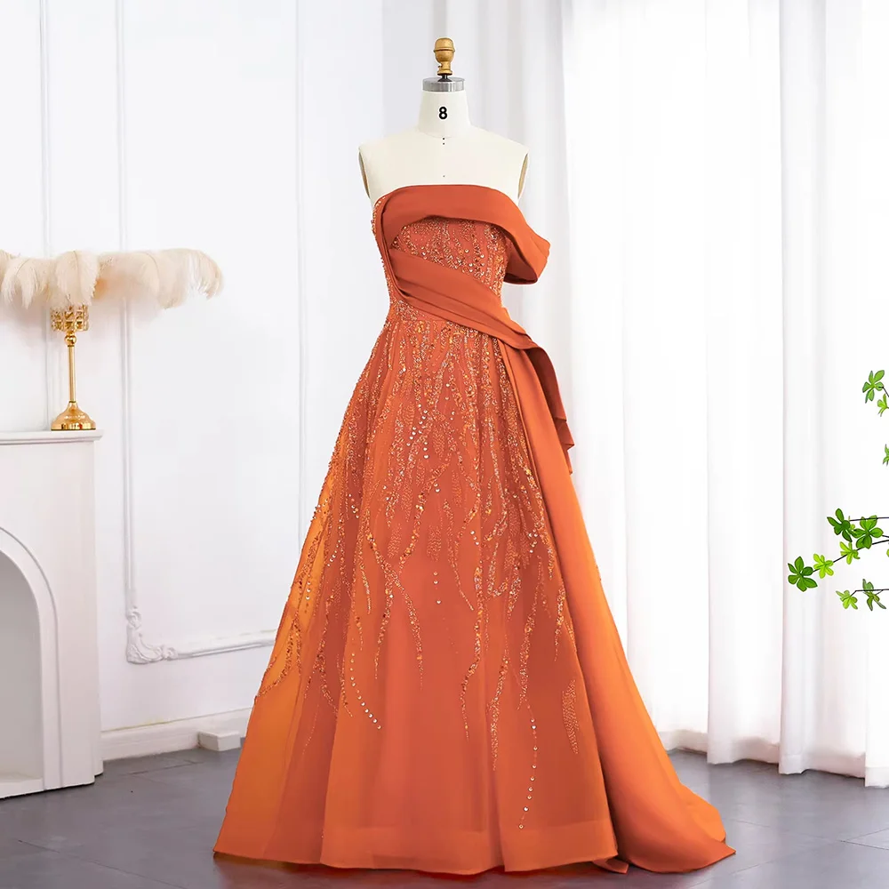 nordstrom black tie dresses Kaida Slinky Maxi Dress With Hardware - Burnt Orange main image 1