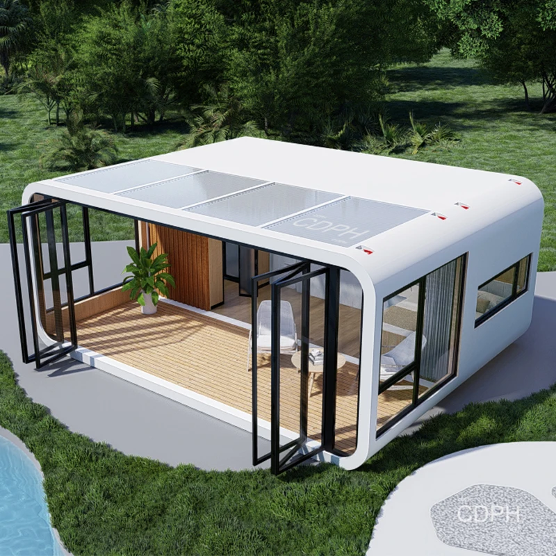 Customized Modern Design Prefab Container House Space Capsule-Inspired Sleeping Capsule Hotel
